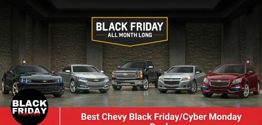 Best Chevy Black FridayCyber Monday Deals