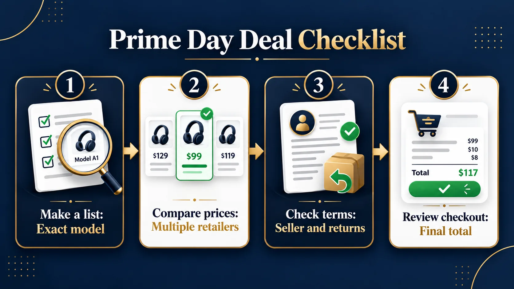 Four steps for checking Prime Day product deals before checkout
