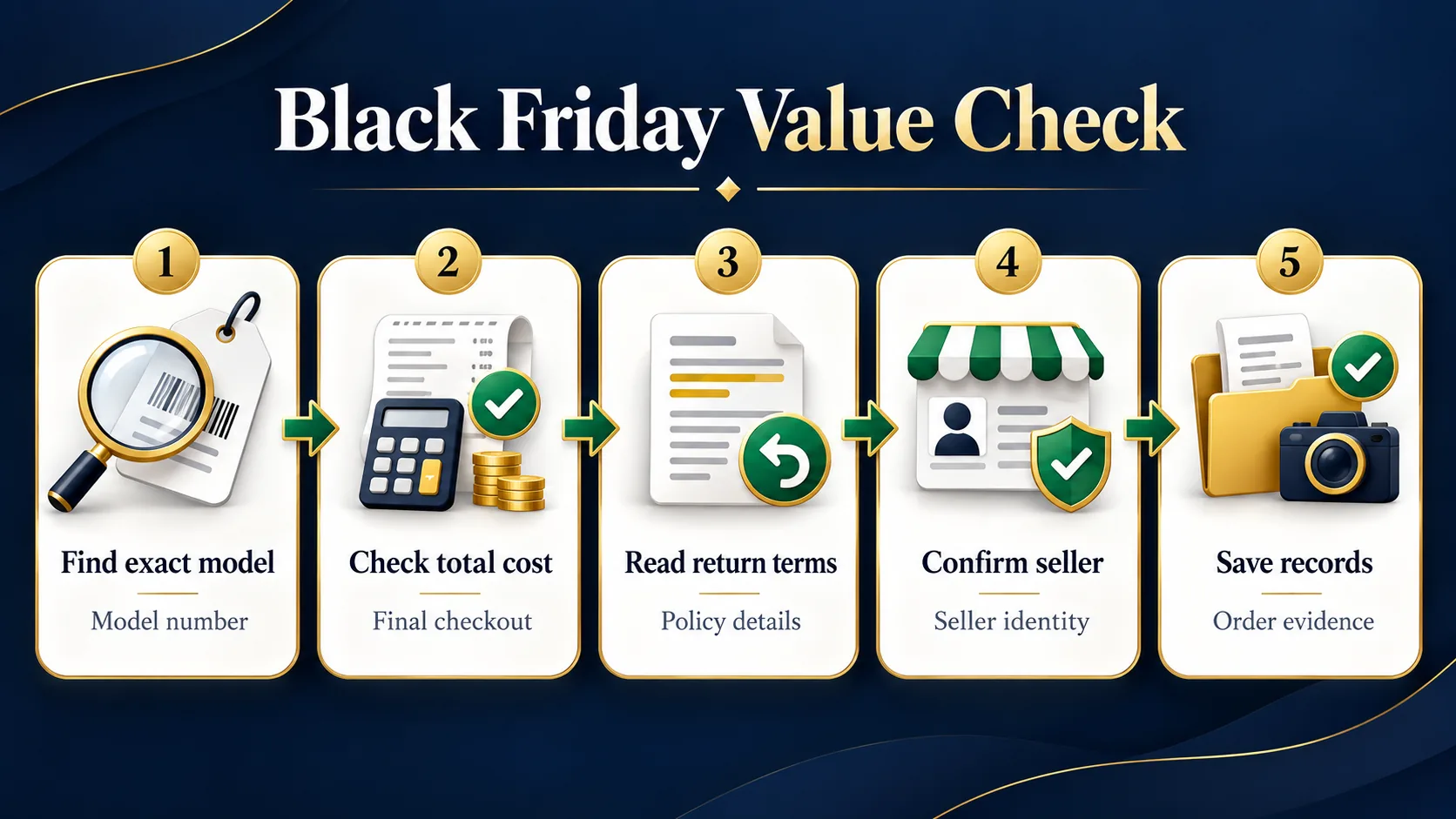 Five steps for checking the real value of a Black Friday deal