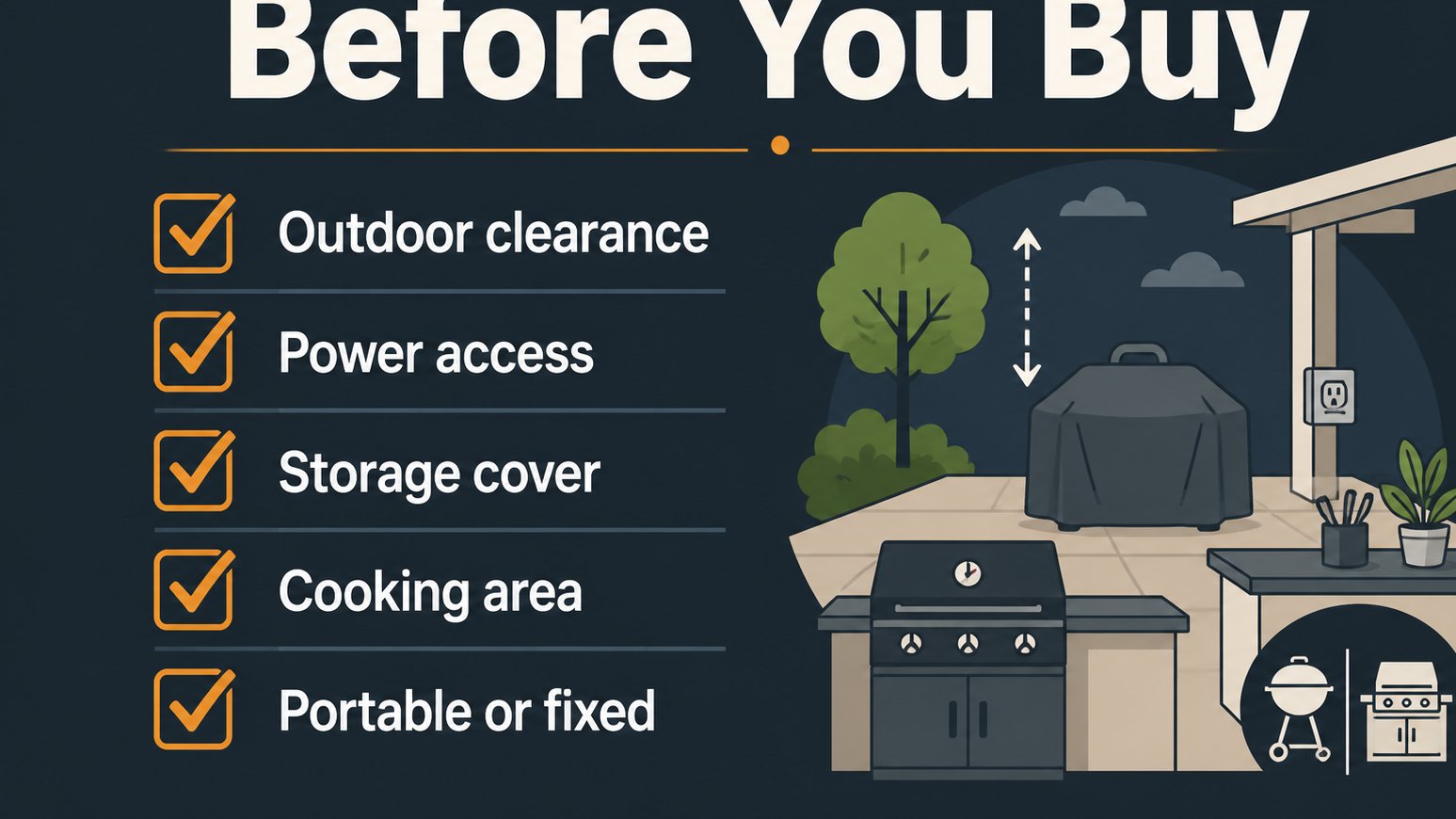 Checklist of practical checks before buying a pellet grill