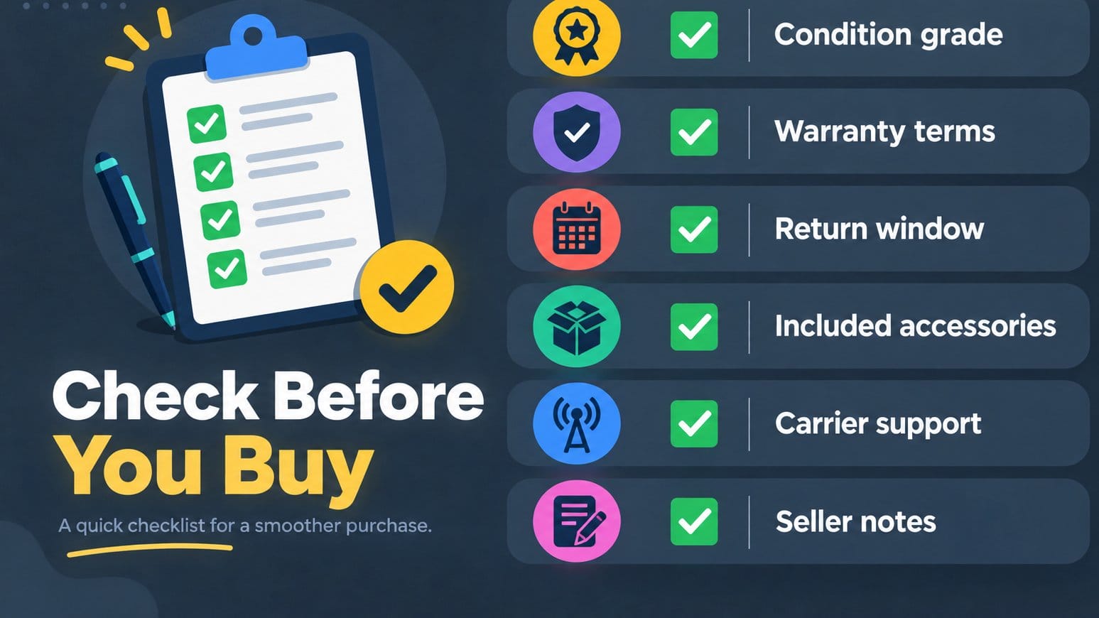 Renewed tech checklist for safer Black Friday buying