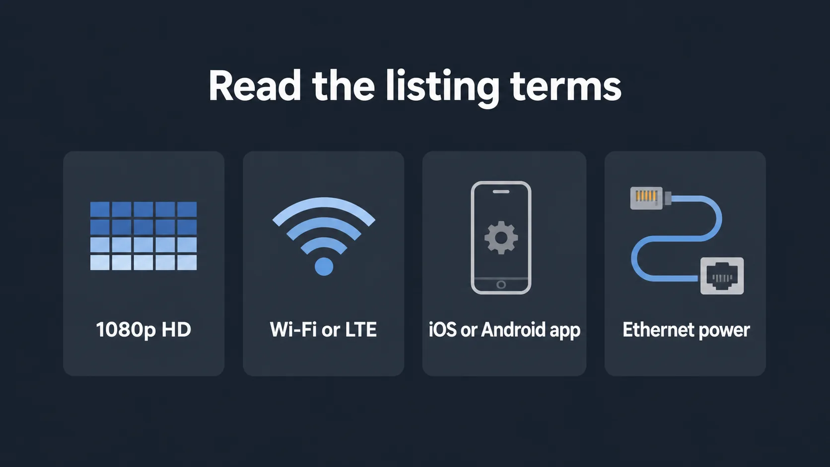 Diagram explaining key Mevo listing terms
