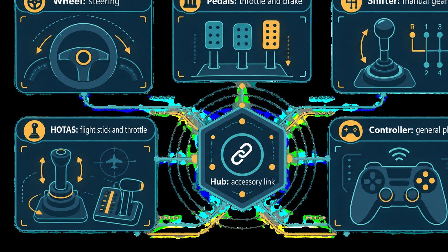 Map of sim control types and their roles